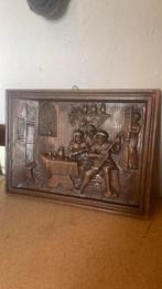 Schilderij houtlook, Ophalen