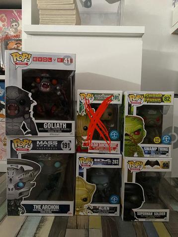 Pop funko collectie (MOET NU WEG) beschikbaar voor biedingen