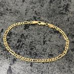 14k gouden armband valkenoog schakel, Sieraden, Tassen en Uiterlijk, Armbanden, Ophalen of Verzenden