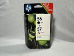 HP 56 + 57combo pack kleur en zwart, Ophalen of Verzenden, Nieuw, Cartridge