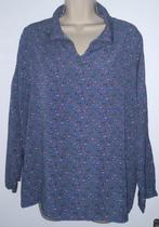Tissaia blouse maat 46/48, Ophalen of Verzenden, Zo goed als nieuw, Blauw, Blouse of Tuniek