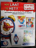 Hoe laat is het - Clementoni, Ophalen of Verzenden, Zo goed als nieuw, Taal en Lezen