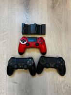 PS4 Controllers (3x) + Oplaaddock - Gebruikt, Spelcomputers en Games, Spelcomputers | Sony PlayStation Consoles | Accessoires