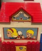 Kunststof speelgoedhuisje met passende blokjes (15x15x15), Kinderen en Baby's, Speelgoed | Fisher-Price, Ophalen of Verzenden