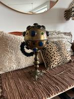 Marrokaanse gouden lamp marrakech messing lamp, Ophalen of Verzenden, Gebruikt, Metaal, Minder dan 100 cm