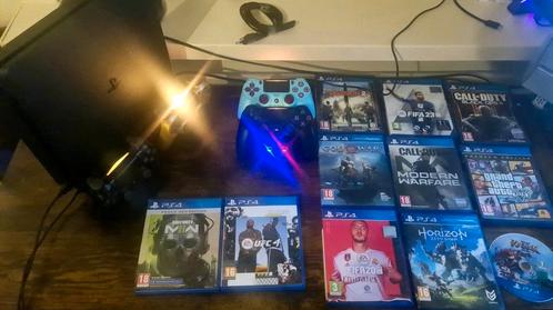 Te Koop: PS4 Slim Pakket - Compleet en Krasloos!, Spelcomputers en Games, Spelcomputers | Sony PlayStation 4, Zo goed als nieuw