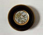Vintage Chokin Bordje met Kolibri 10 cm 24 K, Antiek en Kunst, Ophalen of Verzenden