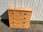 Grenen houten ladenkast, blank hout, Ophalen, Zo goed als nieuw, 25 tot 50 cm, Minder dan 100 cm