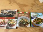 3x kookboekjes Oosters, italiaans, wokgerechten, Italië, Gezond koken, Ophalen of Verzenden, Zo goed als nieuw