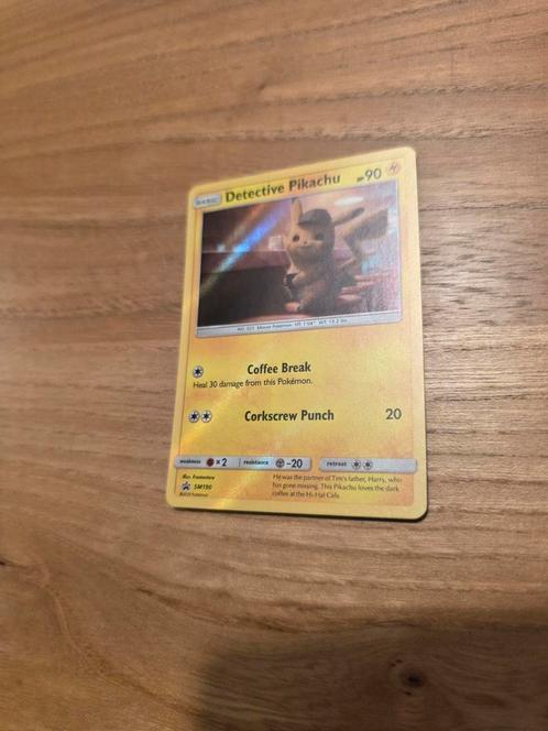 Detective Pikachu SM190 pokemon kaart, Hobby en Vrije tijd, Verzamelkaartspellen | Pokémon, Losse kaart, Ophalen of Verzenden