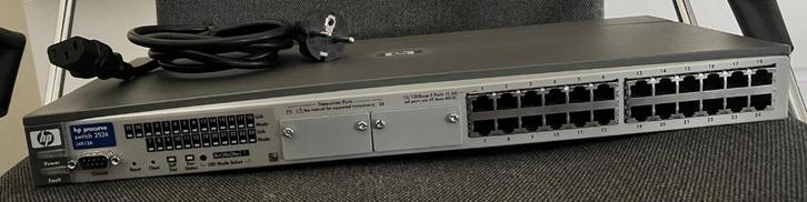 HP Procurve 2524 24x Port Switch, Computers en Software, Netwerk switches, Gebruikt, Ophalen