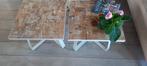 2 Salontafels/Bijzettafels - Lasnaad defect geen hinder van., Ophalen, Gebruikt, 50 tot 100 cm, 50 tot 75 cm