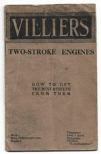 Villiers two stroke engines booklet (5402z), Motoren, Handleidingen en Instructieboekjes, Overige merken
