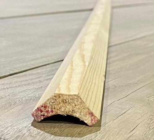 Grenen holle hoeklat, Doe-het-zelf en Verbouw, Plinten en Afwerking, Nieuw, Plinten, Overige materialen, 200 tot 250 cm, Ophalen
