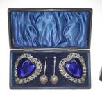 Antiek peper en zout stel , zilver in doosje, Antiek en Kunst, Ophalen of Verzenden, Zilver