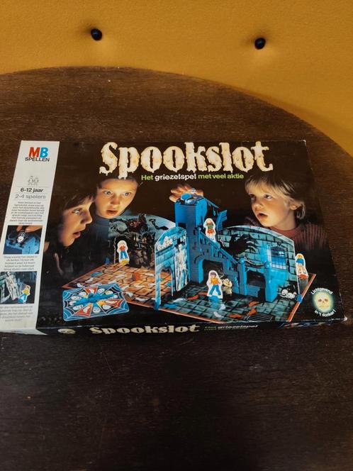 Spookslot - Het griezelspel met veel actie (MB Spellen, 1985, Hobby en Vrije tijd, Gezelschapsspellen | Bordspellen, Zo goed als nieuw