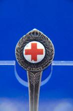 Lepeltje: Rode Kruis Kleurenschild, Antiek en Kunst, Verzenden