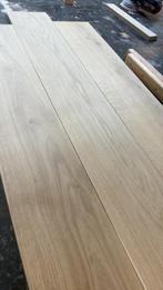 35m2 eiken lamelparket 18cm breed nieuw geschuurd onbehandel, Ophalen, Zo goed als nieuw, 75 m² of meer, Parket