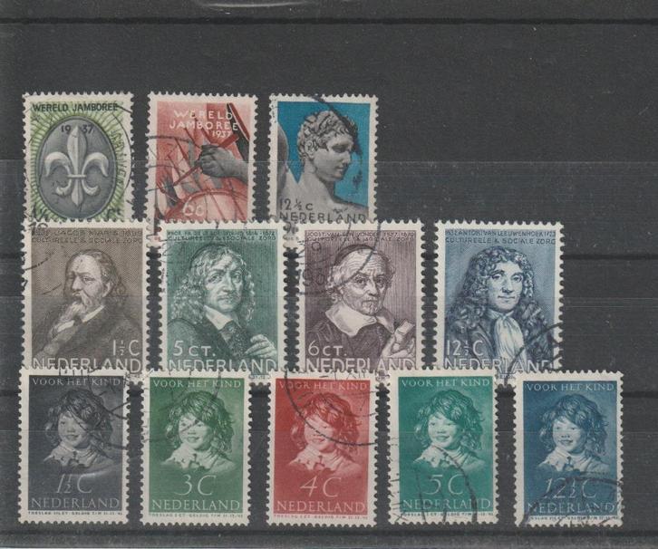 Nederland - jaargang 1937 gestempeld, compleet., Postzegels en Munten, Postzegels | Nederland, Gestempeld, T/m 1940, Verzenden