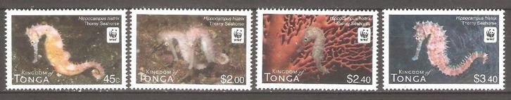 Tonga PF SG 1639-1642 Zeepaardjes, Postzegels en Munten, Postzegels | Oceanië, Postfris, Verzenden