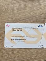 NS Dagkaart – Onbeperkt reizen voor 1 dag, Tickets en Kaartjes, Eén persoon, Trein, Nederland, Algemeen kaartje