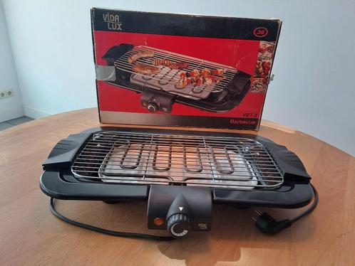 Electrische tafel barbecue/grillplaat met regelbaar vermogen, Tuin en Terras, Elektrische barbecues, Zo goed als nieuw, Ophalen