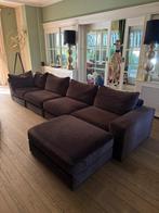 Bank modulair bruin, Ophalen, Gebruikt, Hoekbank, 300 cm of meer