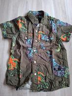 Leuk groen blousje van CoolCat met tijgers maat 110/116, Ophalen, Zo goed als nieuw, Meisje, Overhemd of Blouse