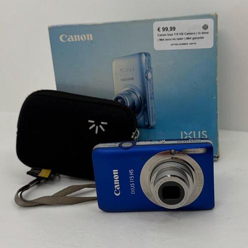 Canon Ixus 115 HS Camera | In doos | Met accu en lader | Met, Audio, Tv en Foto, Fotocamera's Digitaal, Zo goed als nieuw, Compact