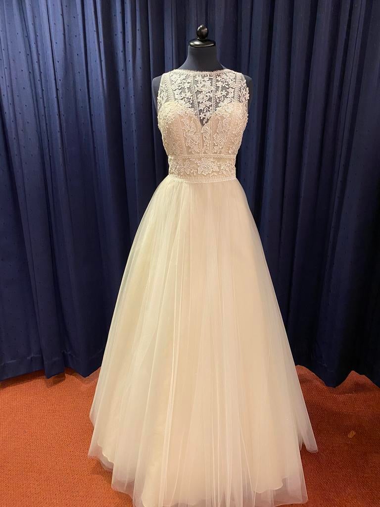 Schitterende outlet budget afdeling trouwjurk, Ophalen, Nieuw, Wit, Trouwjurk