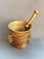 Vintage Bronzen Vijzel - 20e Eeuw, Antiek en Kunst, Ophalen of Verzenden, Brons