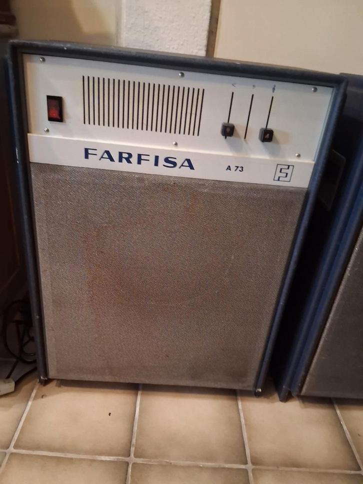 Vintage Farfisa Versterker - 1967, Muziek en Instrumenten, Versterkers | Keyboard, Monitor en PA, Gebruikt, Overige typen, Minder dan 500 watt