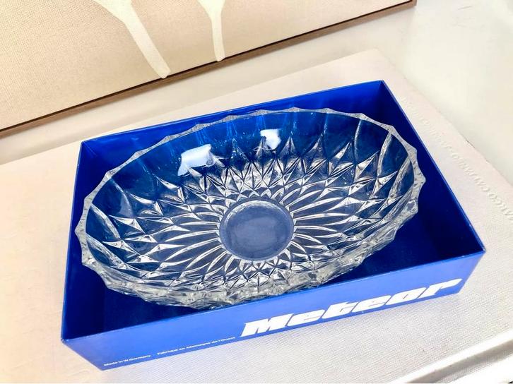 Glazen schaal, Huis en Inrichting, Woonaccessoires | Schalen en Manden, Zo goed als nieuw, Rond, Glas, Ophalen of Verzenden