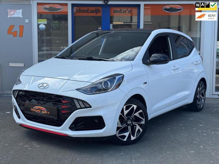 Hyundai I10 1.0 T-GDI N Line Navigatie Cruise CarPlay LM Vel, Auto's, Hyundai, Bedrijf, Te koop, i10, ABS, Airbags, Airconditioning