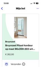Plissé hordeur, Kunststof, 80 tot 100 cm, Hordeur, Nieuw