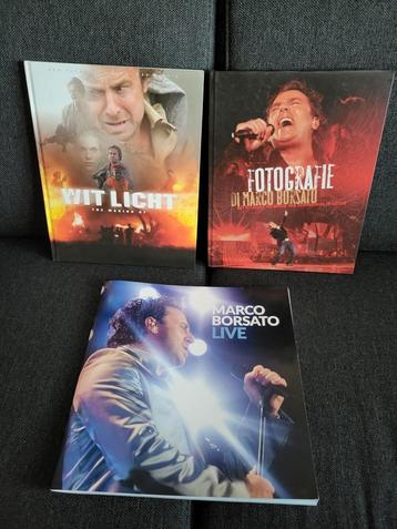 Marco borsato 3 boeken wit licht, symphonica in rosso en liv beschikbaar voor biedingen