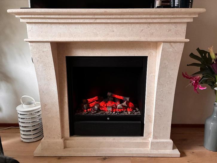 Elektrische  werkende sfeerhaard, Huis en Inrichting, Haarden, Gebruikt, Elektrische haard, Ophalen