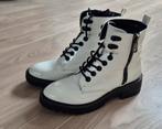 Witte korte dames booties maat 37, Ophalen of Verzenden, Zo goed als nieuw, Wit