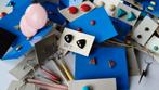 Oorbellen vintage jaren 80, Ophalen of Verzenden, Nieuw, Overige kleuren, Overige materialen