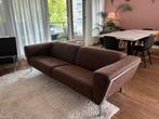 Harvink bank - design bank - bordeaux/bruin, Huis en Inrichting, Ophalen, Gebruikt