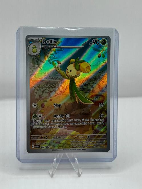 Dolliv #200/198 Pokemon Scarlet & Violet, Hobby en Vrije tijd, Verzamelkaartspellen | Pokémon, Nieuw, Losse kaart, Ophalen of Verzenden