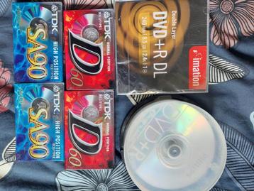 lege beschrijfbare dvd's beschikbaar voor biedingen