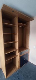 Leuke kleine ikea kledingkast met glas Veel planken en lades, Gebruikt, 100 tot 150 cm, 200 cm of meer, Ophalen of Verzenden