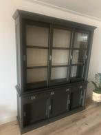 Buffetkast antraciet 180 cm breed gebruikt, Huis en Inrichting, Ophalen, Gebruikt, 200 cm of meer, 150 tot 200 cm