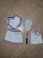 barbie sindy fleur tennis setje dunlop racket, Ophalen of Verzenden, Gebruikt, Kleertjes