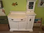 Commode met hangkastje in glas-en-lood, Kinderen en Baby's, Kinderkamer | Commodes en Kasten, Ophalen, Gebruikt, 50 tot 70 cm
