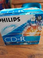 Philips CD-R 700MB - 10 stuks, Cd, Nieuw, Ophalen of Verzenden, Op spindel