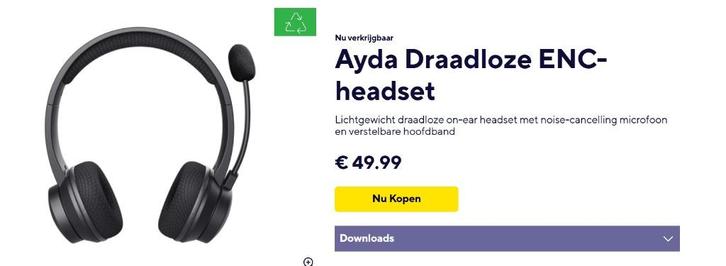 Nieuwe Headset / koptelefoon Trust bluetooth, Computers en Software, Headsets, Nieuw, Over-ear, Draadloos, Ophalen