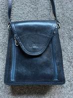 Leren schoudertas crossbody tas LaModa donker blauw, Sieraden, Tassen en Uiterlijk, Tassen | Schoudertassen, Overige merken, Blauw