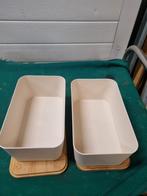 koektrommel met bamboe deksel, Ophalen of Verzenden, 'T Olde Gre-j, Info@toldegrej.nl, Endepoelstraat 20f Didam